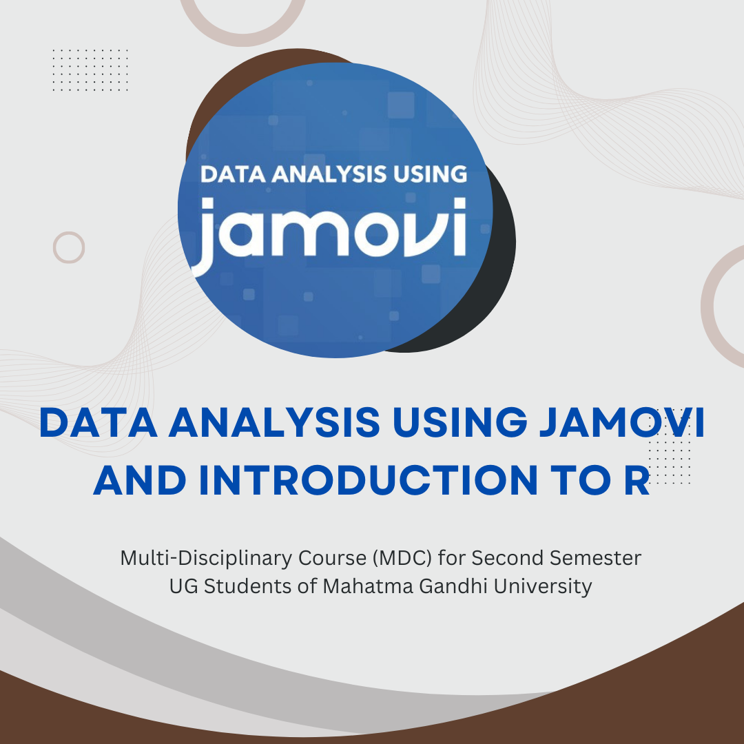 Data Analysis Using JAMOVI and Introduction to R (MDC)